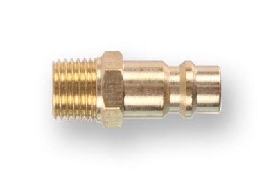соединение быстросъем папа х нар. резьба 1/4" (латунь) eco (ab-m/mt14) в магазине Евротек Соединение быстросъем ПАПА х нар. резьба 1/4" (латунь) ECO (AB-M/MT14)