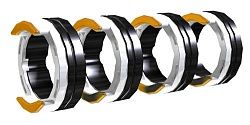 Комплект роликов для порошковой проволоки EWM DR FUEL 4R 1.6mm BLACK/ORANGE (092-002848-00016)