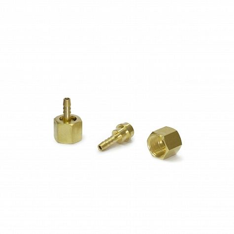 соединитель tig гайка 3/8g (штуцер d6) в магазине Евротек Соединитель TIG гайка 3/8G (штуцер d6)