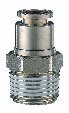 Соединение под шланг со стопором с наружной резьбой 50/A 3/8M d.12мм