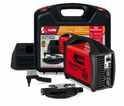 Сварочный инвертор Telwin Tecnica 188 MPGE (816212) + аксессуары