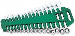 Набор трещоточных ключей Jonnesway W45516S (16 предметов)