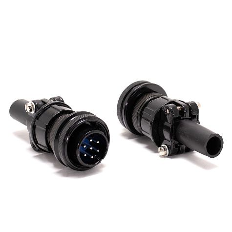 разъем tig 7pin "папа" для spool gun в магазине Евротек Разъем TIG 7pin "папа" для Spool Gun