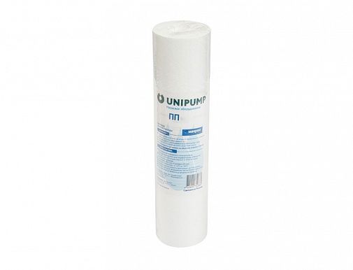 полипропиленовый картридж unipump пп-5 м (10", 5 мкм) в магазине Евротек Полипропиленовый картридж UNIPUMP ПП-5 М (10", 5 мкм)