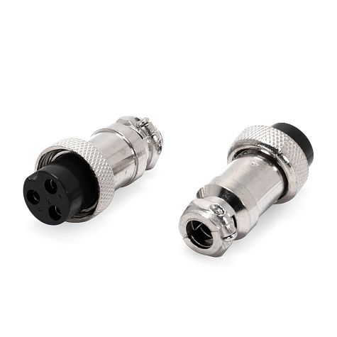 разъем tig 3pin (мама)/ys-16 в магазине Евротек Разъем TIG 3pin (мама)/YS-16