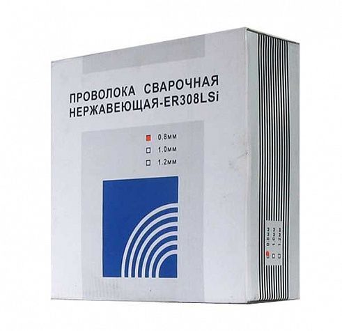 Сварочная проволока нержавеющая ER308LSi d. 0.8 мм 15 кг D300