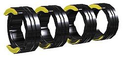 Комплект роликов для алюминиевой проволоки EWM DR AL 4R 1.6mm BLACK/YELLOW (092-002771-00016)