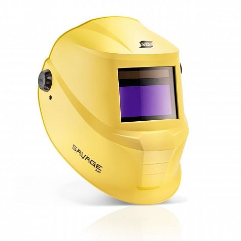 маска сварщика esab savage a40 9-13 жёлтая (0700000491) в магазине Евротек Маска сварщика ESAB SAVAGE A40 9-13 жёлтая (0700000491)
