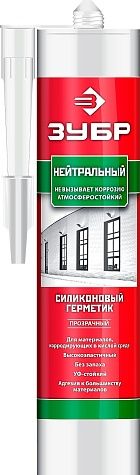 герметик нейтральный зубр «эксперт» 280 мл в магазине Евротек Герметик нейтральный ЗУБР «ЭКСПЕРТ» 280 мл